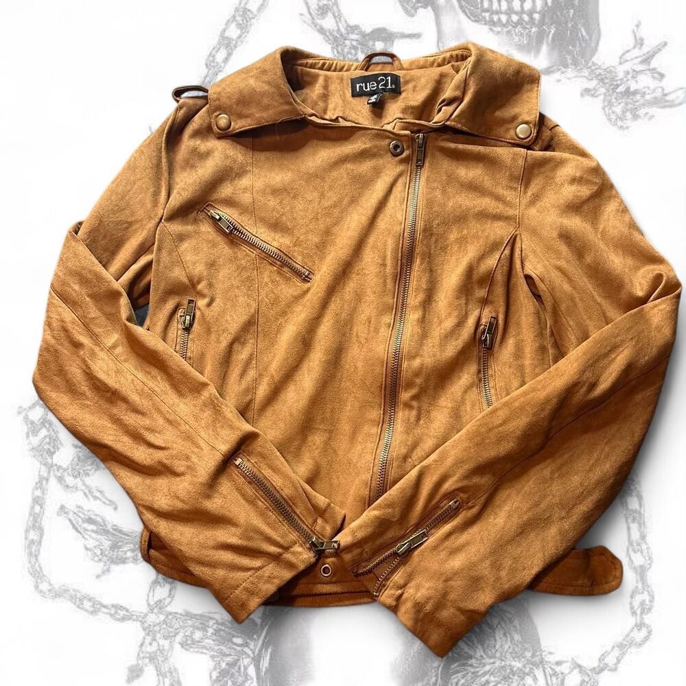 Rue-21 Women's Brown and Tan Jacket
